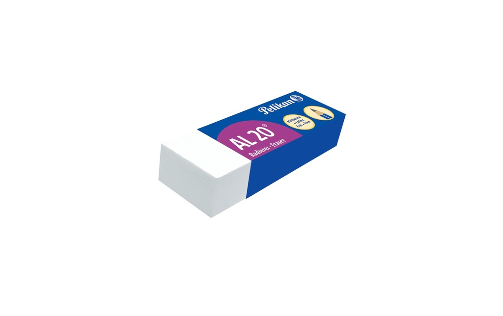 Pelikan Gomme AL 20 3 pièces, Blanc