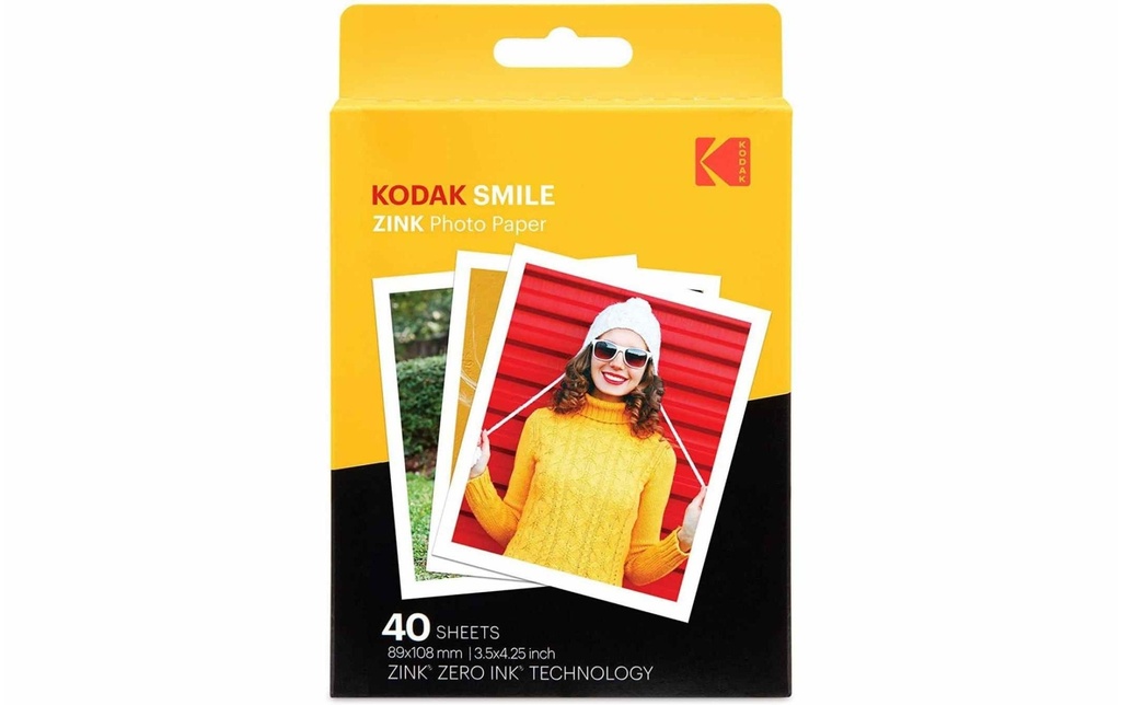 Kodak Zink 3x4 Paquet de 40