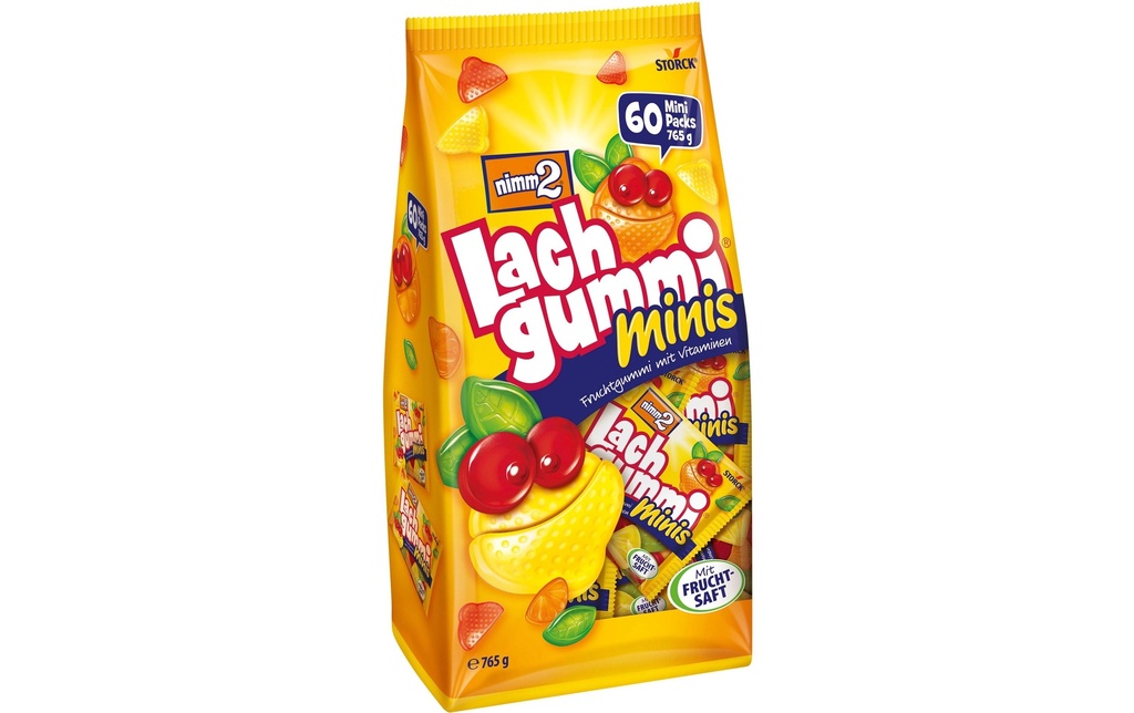 Storck Bonbons gommeux Nimm2 gommes à rire Minis Mega-Pack 765 g