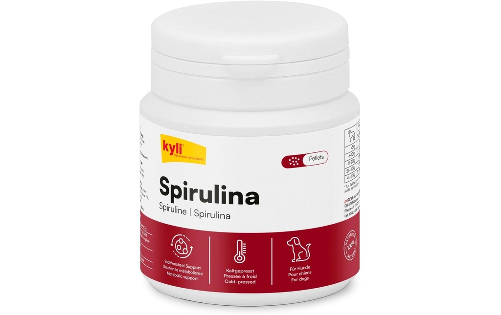 kyli Supplément alimentaire pour chiens Spiruline 150 g