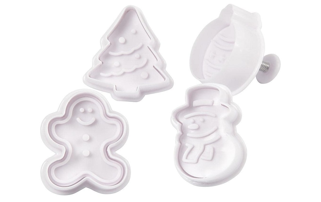 Creativ Company Emporte-pièce pour biscuits Winter 4 pièces, Hiver/Noël