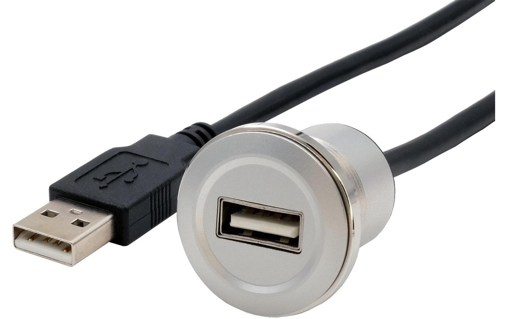 Exsys Adaptateur USB 2.0 Métal Connecteur USB A - Prise USB A