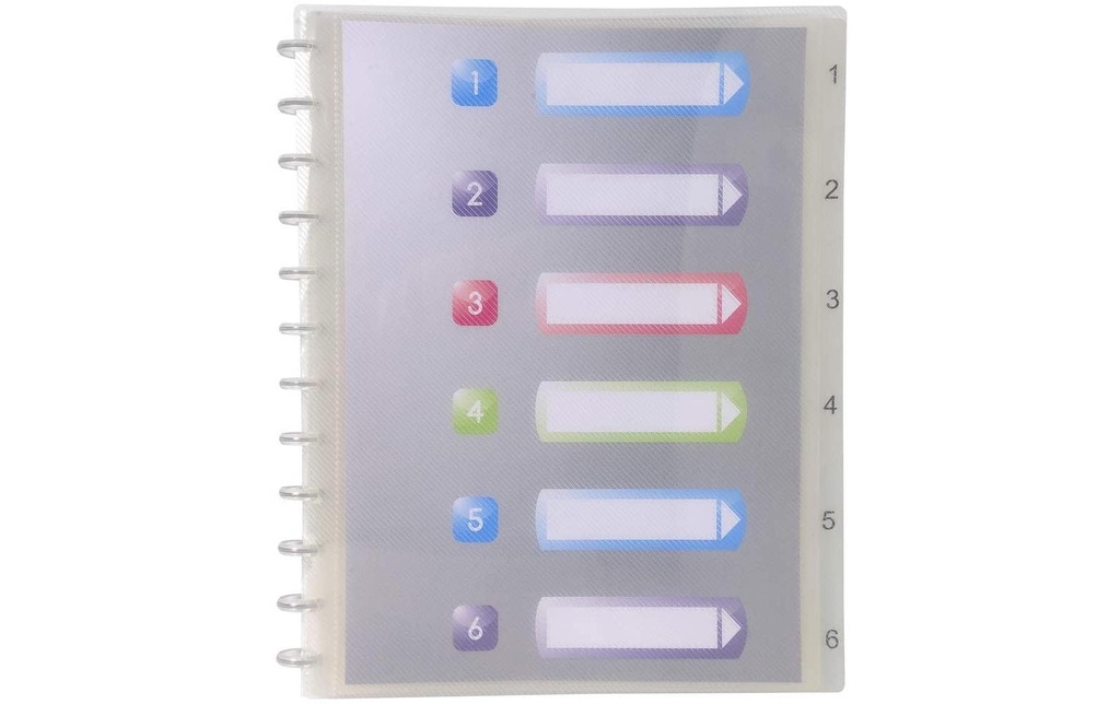 Exacompta Chemises de présentation A4 Transparent