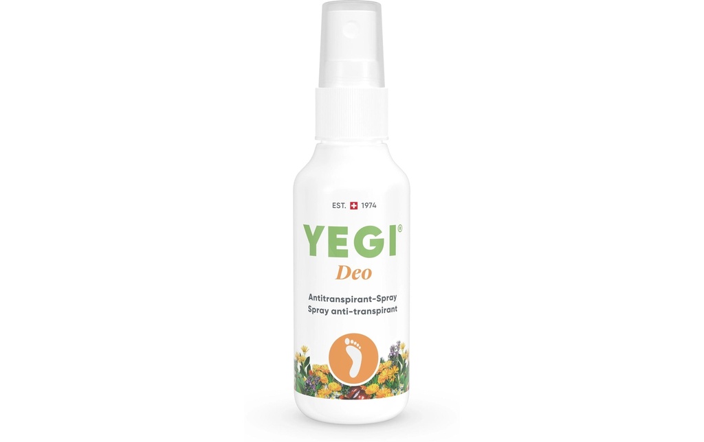 Yegi Désodorisant pour pieds Anti-transpirant 75 ml