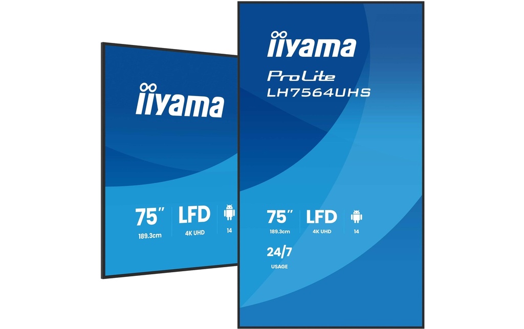 iiyama Ecran Public LH7564UHS-B1AG 75