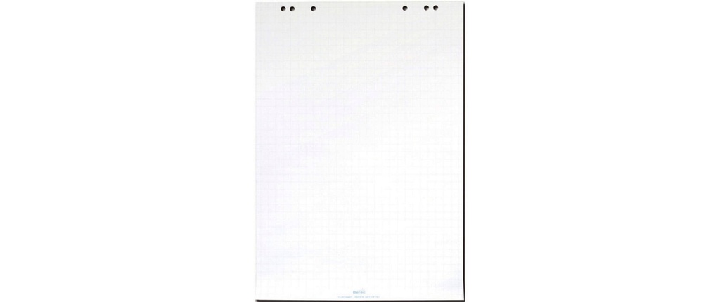 Berec Tableau à feuilles Quadrillé, 5 blocs de 20 feuilles