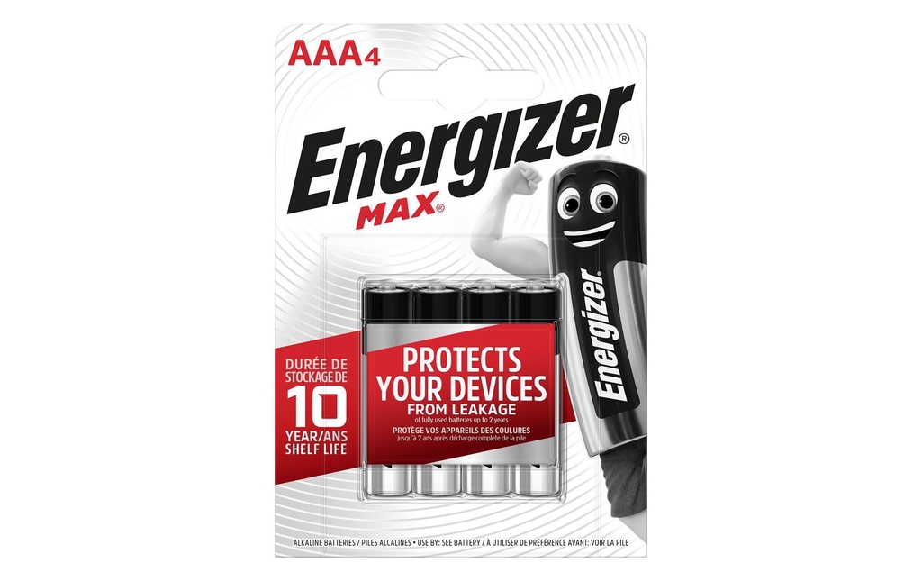 Energizer Pile MAX AAA , 4 Pièce/s