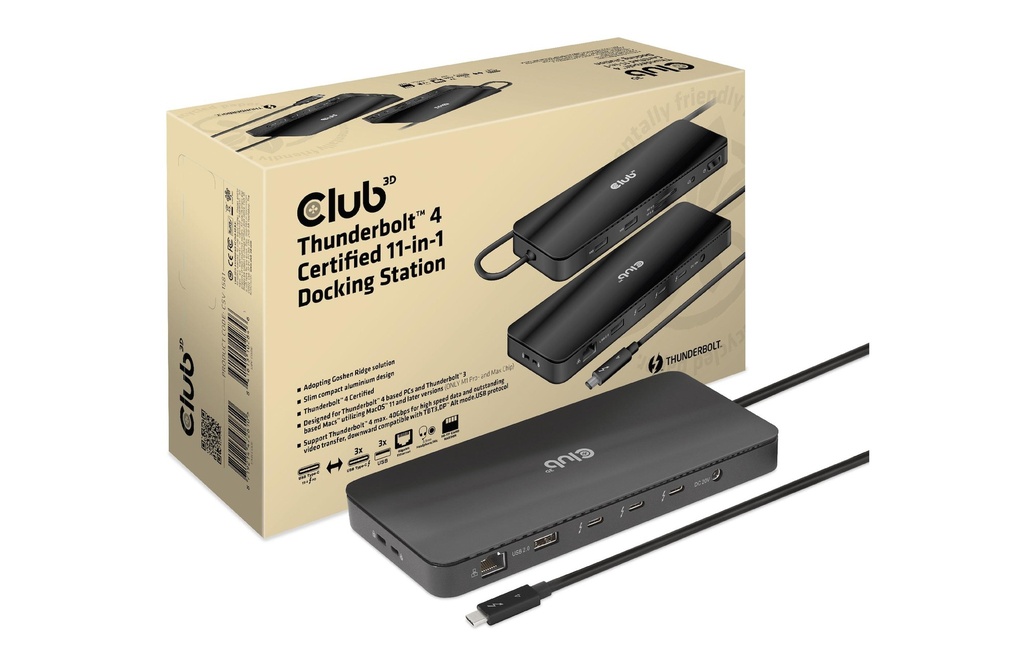 Club 3D Station d'accueil CSV-1581