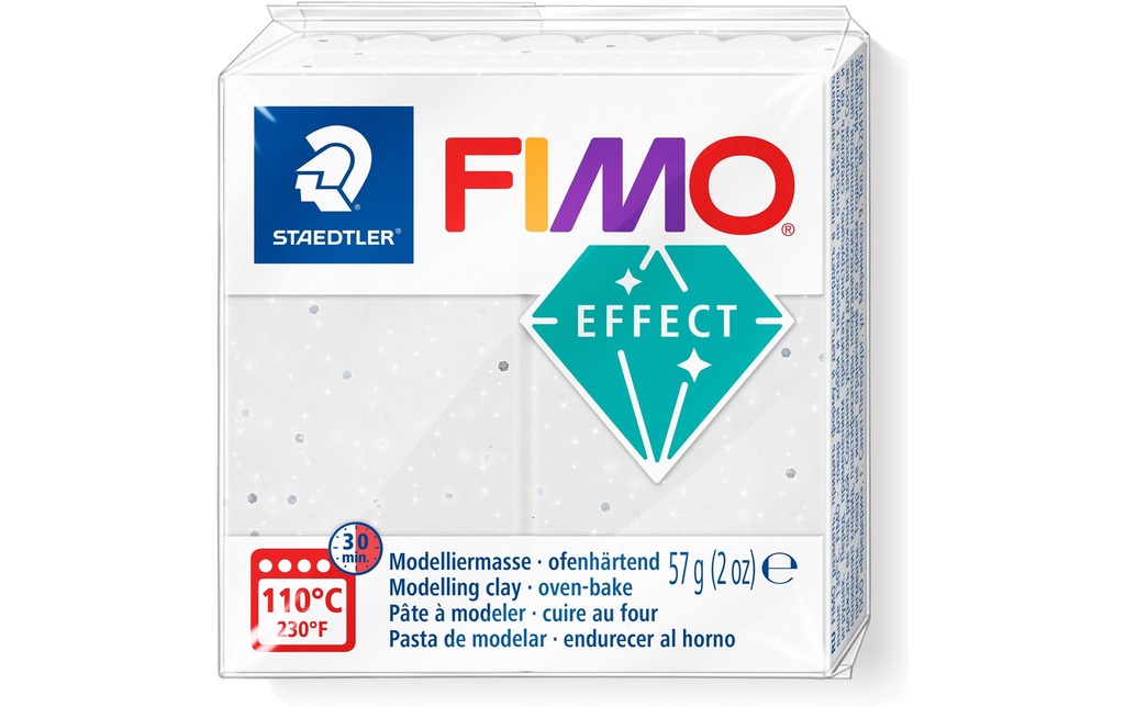 Fimo Matière à modeler Soft Granit blanc