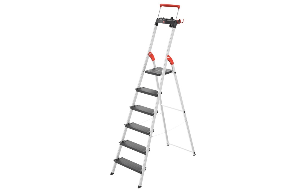 Hailo Échelle double L100 TopLine 6 niveaux