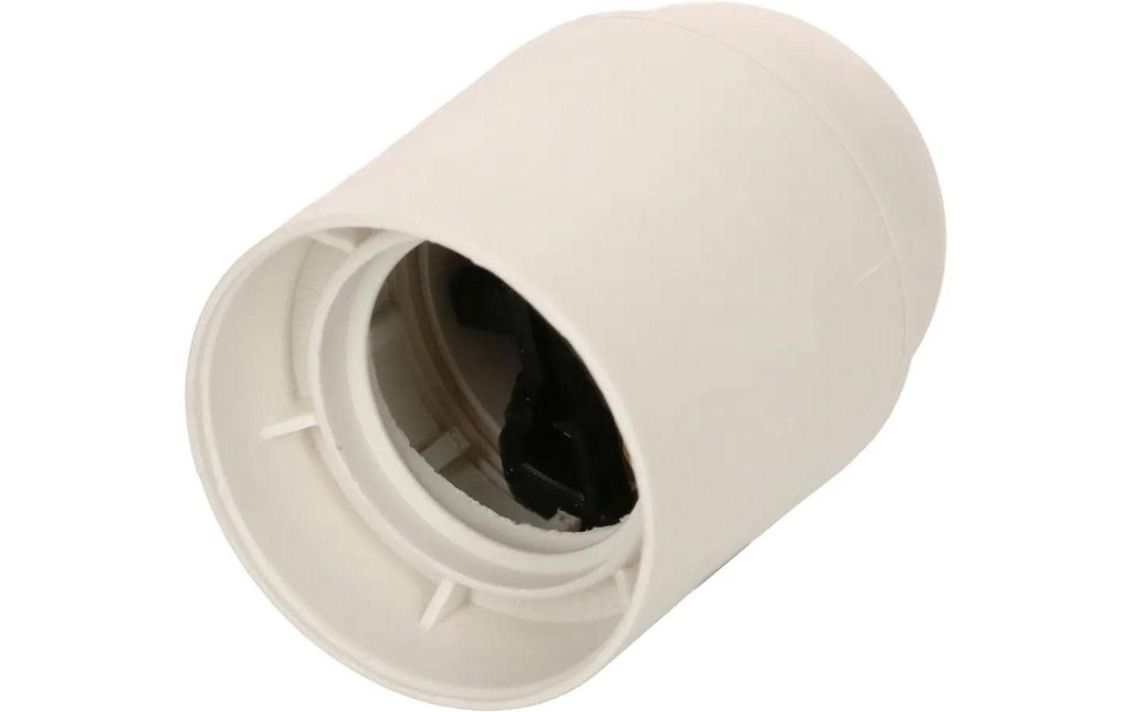 Max Hauri Douille de lampe E27 Gaine lisse M10 x 1