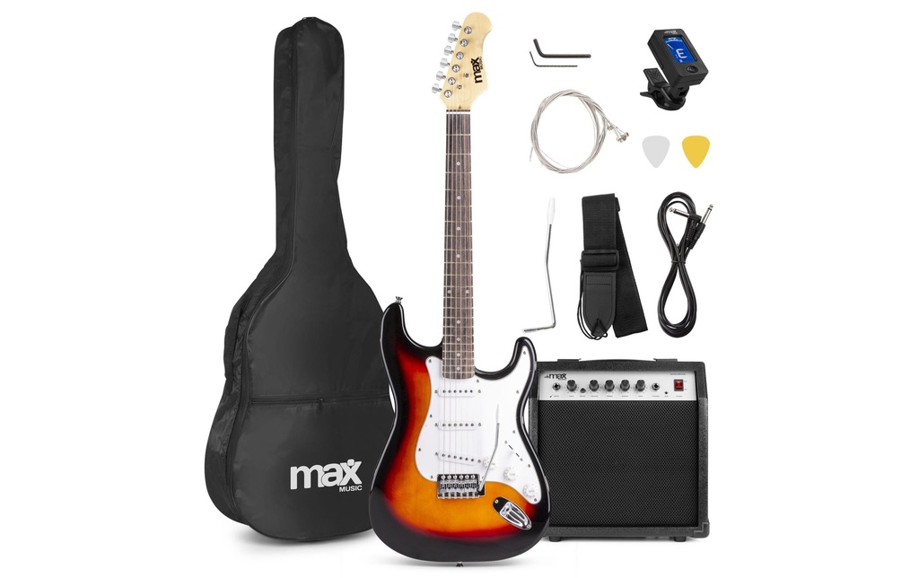MAX Guitare électrique GigKit Sunburst