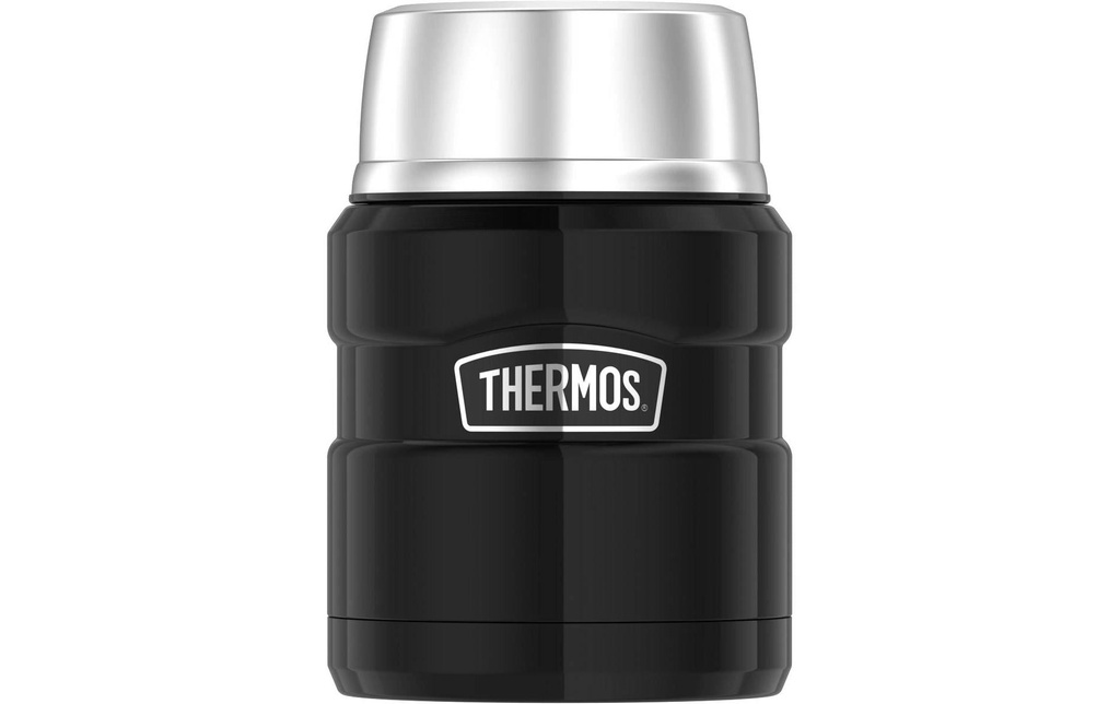 Thermos Récipient alimentaire isotherme Stainless King 0.47 l, Noir