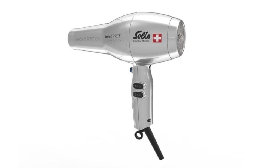 Solis Sèche-cheveux professionnel Swiss Perfection 360° ionicPRO Argenté