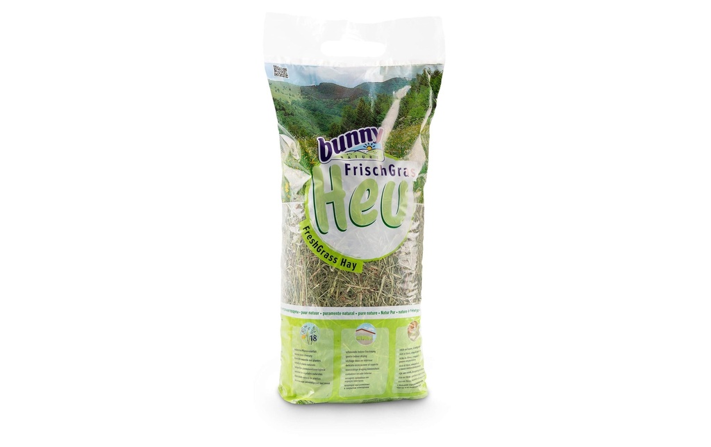 Bunny Nature Foin d'herbe fraîche Nature Pur, 750 g