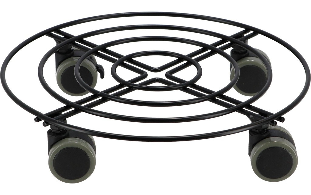 Esschert Design Trolley à plantes S Noir