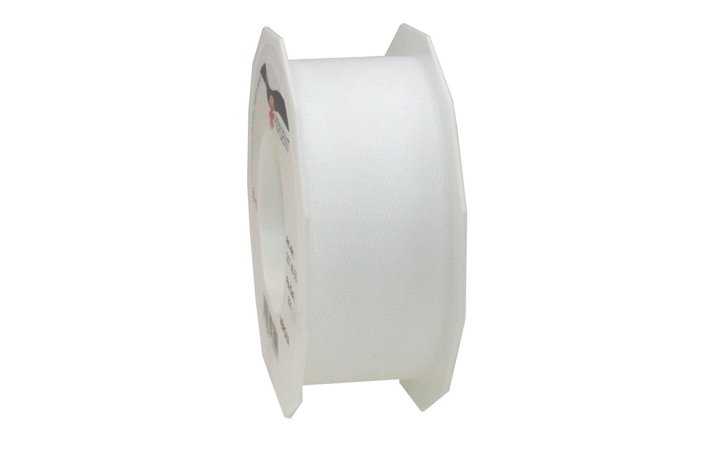 Pattberg Ruban textile Tulle de Verona 4 cm x 50 m, blanc