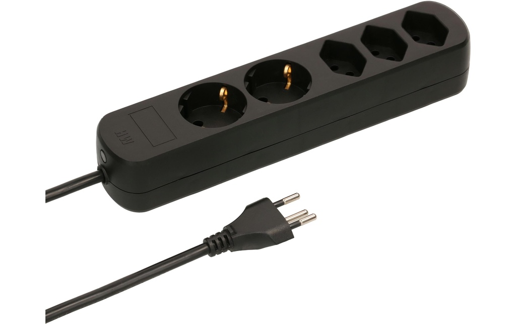 Max Hauri Bloc multiprises Basic-Line 3xT13, 1.5 mètres