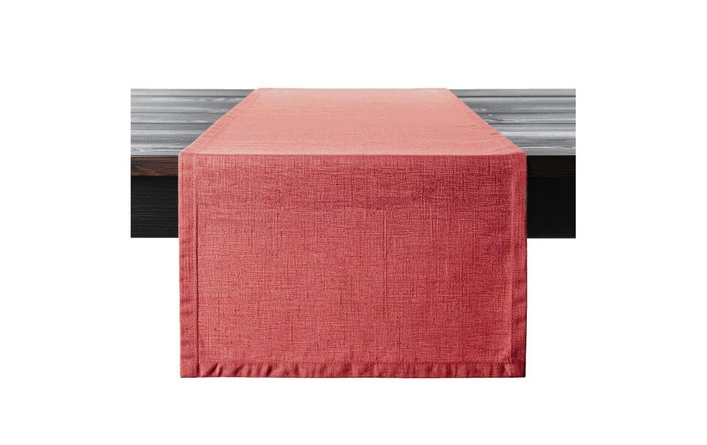 PROFLAX Chemin de table Toile 50 x 150 cm, rouge