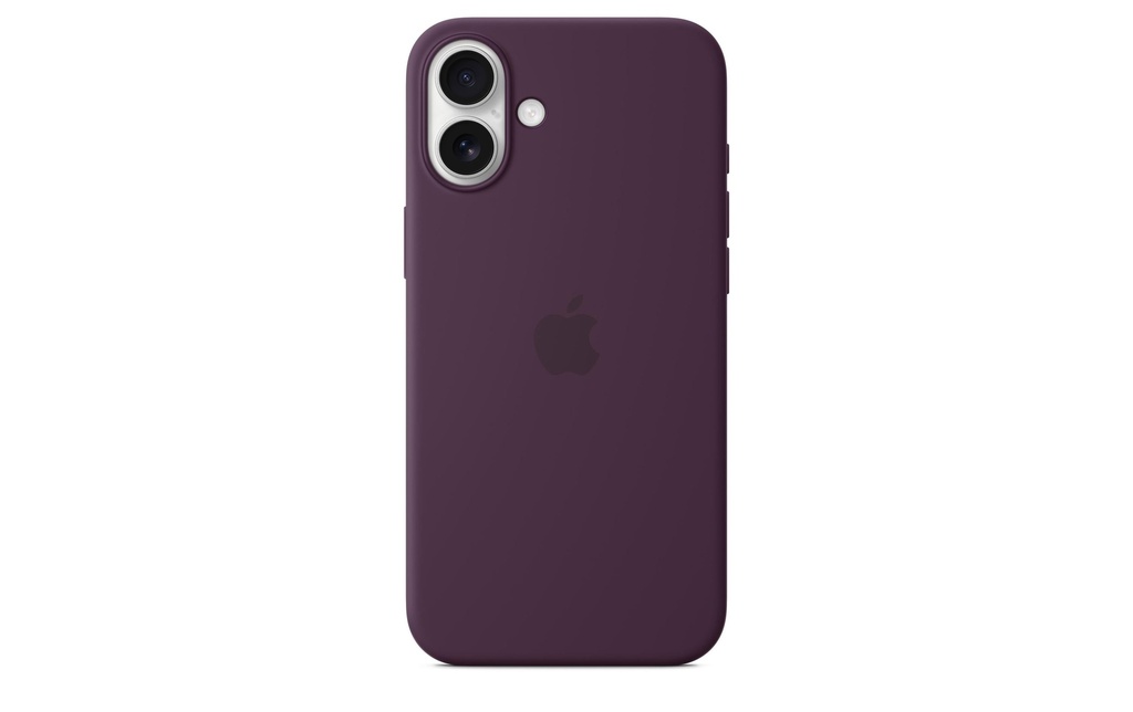 Apple Etui en silicone avec MagSafe iPhone 16 Plus Prune