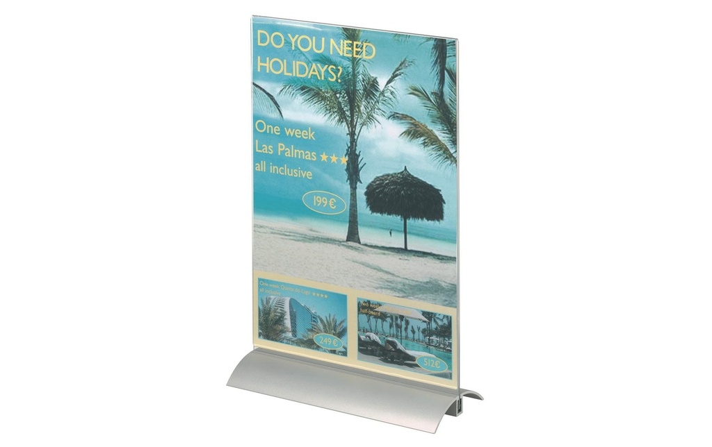 DURABLE Présentoir de table Presenter A5 bannière