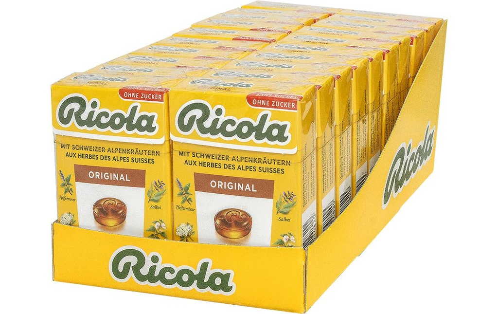 Ricola Bonbons Herbes aromatiques 20 x 50 g
