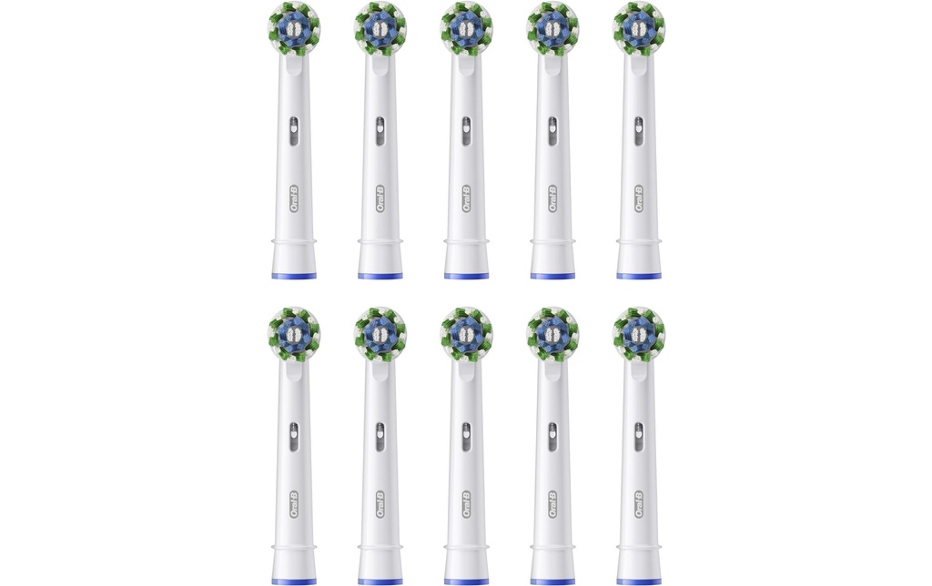Oral-B Tête de brosse à dents CrossAction 10 Pièce/s, Blanc