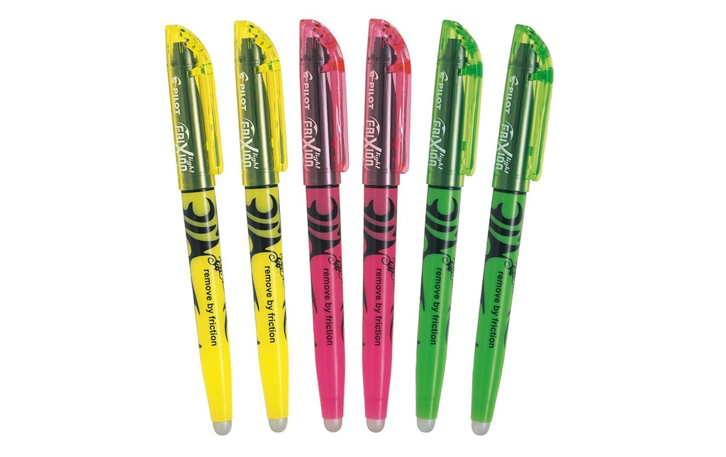 PILOT Surlign.FriXion Light assortis (6 pces)