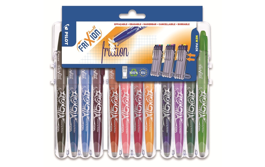 PILOT Roller FriXion Ball Set2Go.etu (12 pces)