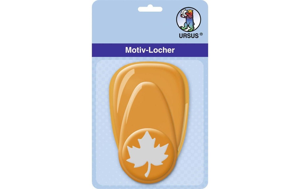 URSUS Perforatrice à motif érable moyen, 2.5 cm