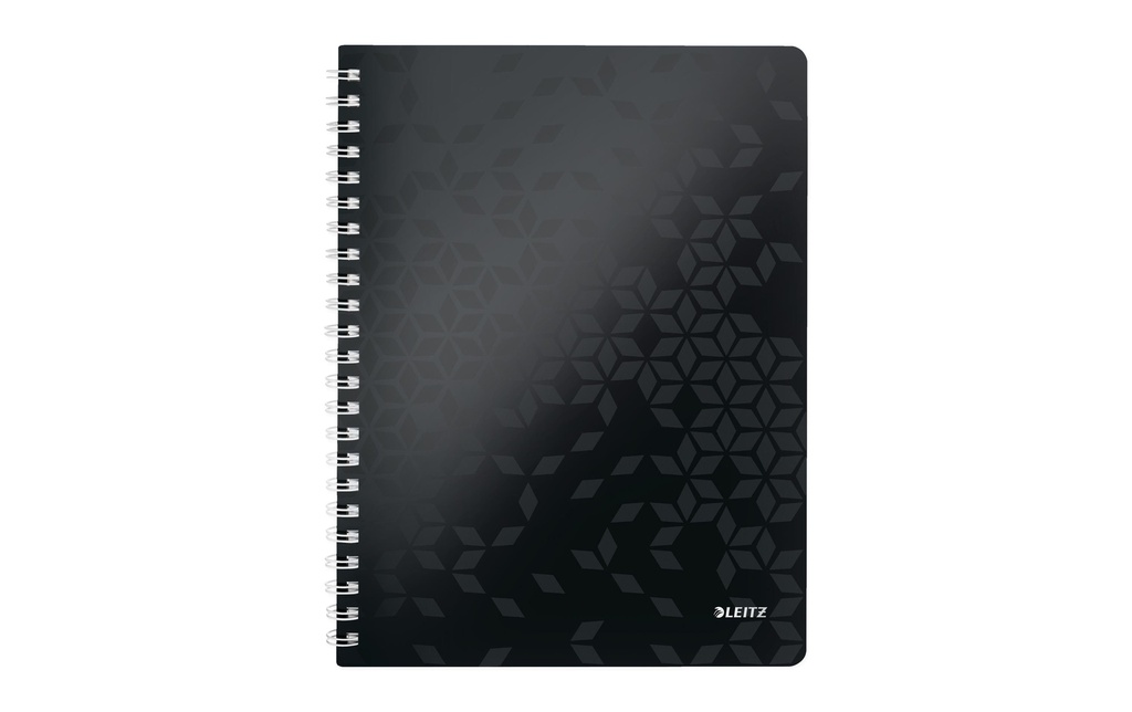 LEITZ Bloc collège WOW A4 quadr.noir (160 pces)