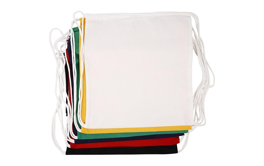 Creativ Company Sac de gym 37 x 41 cm 6 couleurs