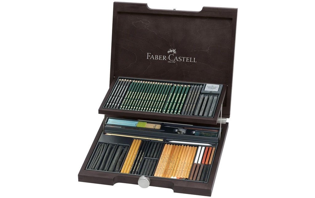 Faber-Castell Crayon graphite Faber-Castell Pitt Monochrome 86 pièces