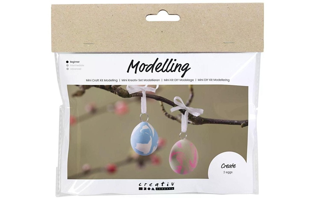 Creativ Company Kits de bricolage Œufs marbrés Multicolore