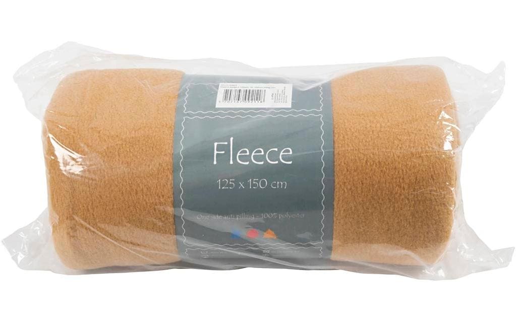 Creativ Company Polaire 150 cm x 125 cm, Beige