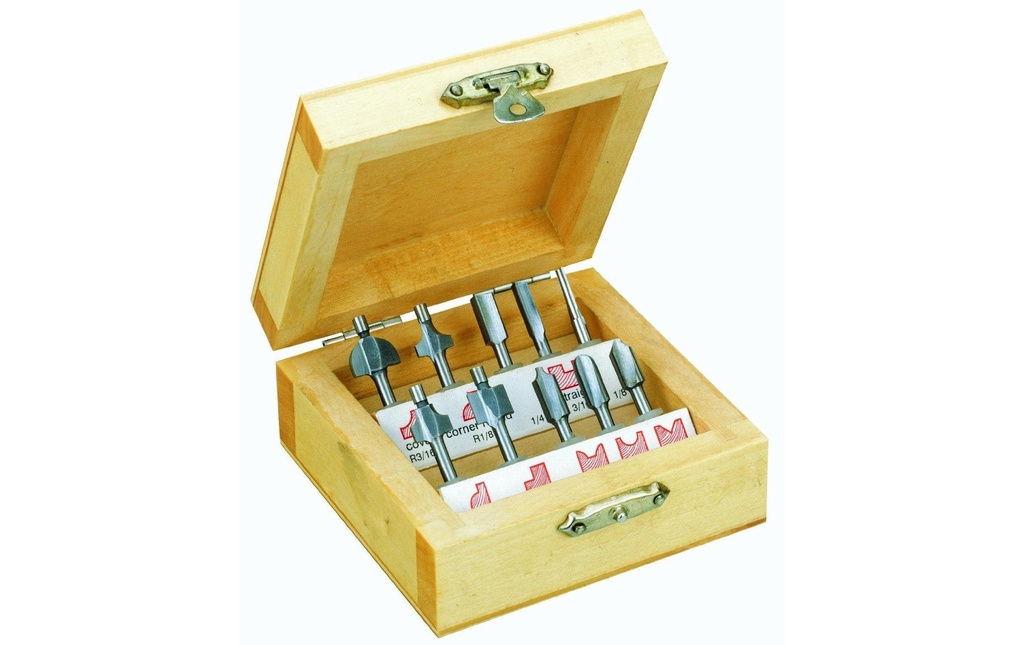 Proxxon Fraise Jeu de couteaux pour profilés en bois 10 pièces