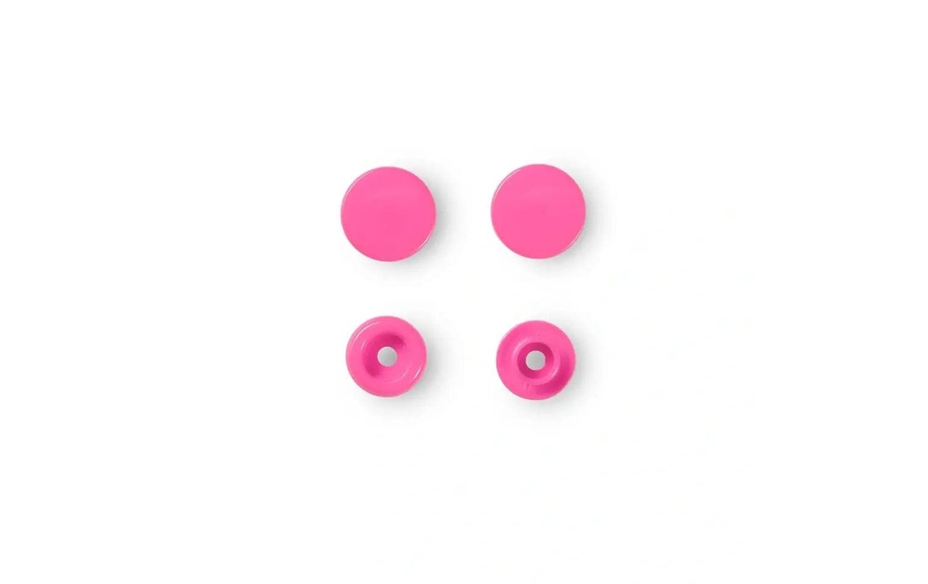 Prym Boutons poussoirs Boutons de couleur Rose, Ø 12,4 mm, 30 pièces