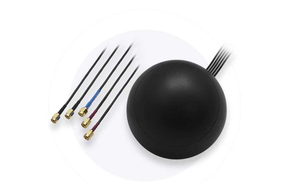 Teltonika Antenne LTE/WLAN/GPS IP67, Combo, MiMo SMA 2 dBi Rayonnement omni directionnel