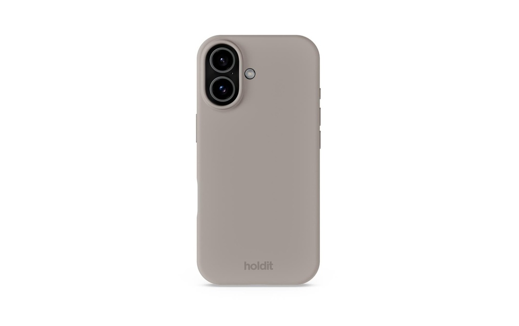 Holdit Coque arrière Silicone iPhone 17 Taupe