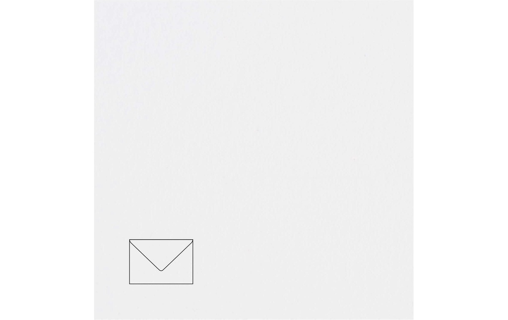 Rico Design Paper Poetry Essentials Enveloppe C6 Blanc éclatant