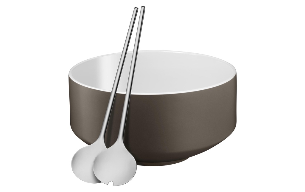 WMF Saladier Moto avec couverts 26 cm, Gris