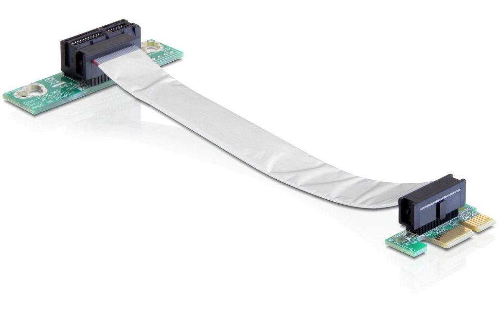 Delock Carte PCI-E riser x1 à x1, 13 cm de câble