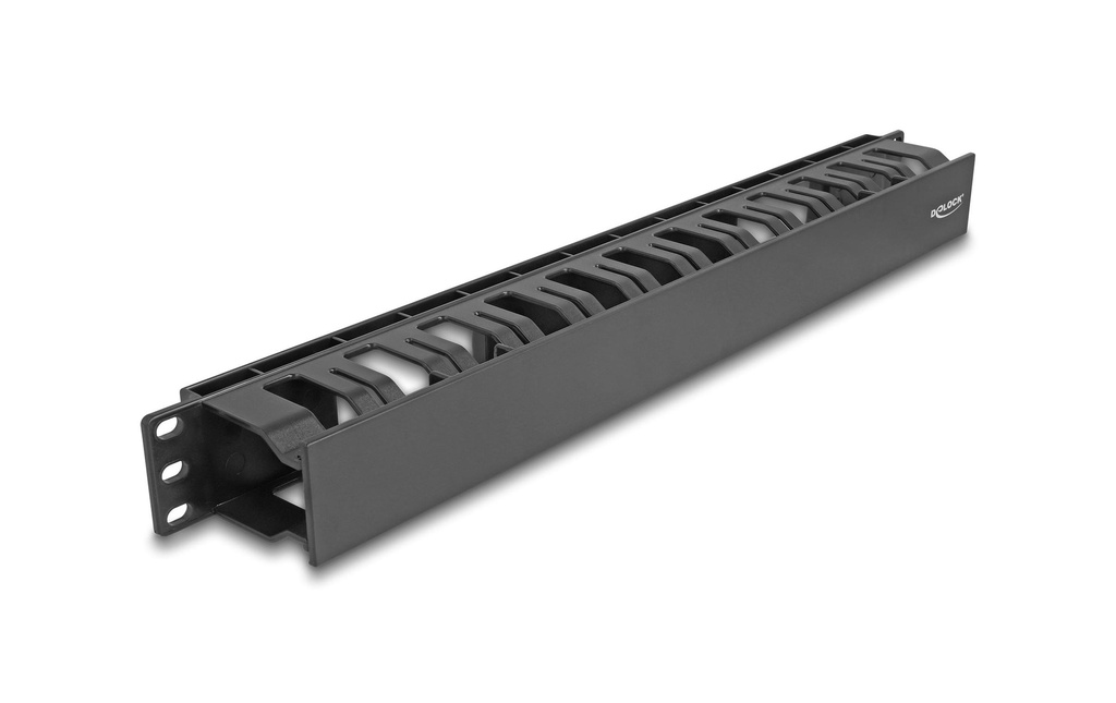 Delock Panneau de câblage avec 2 ouvertures, 1 unité , Noir