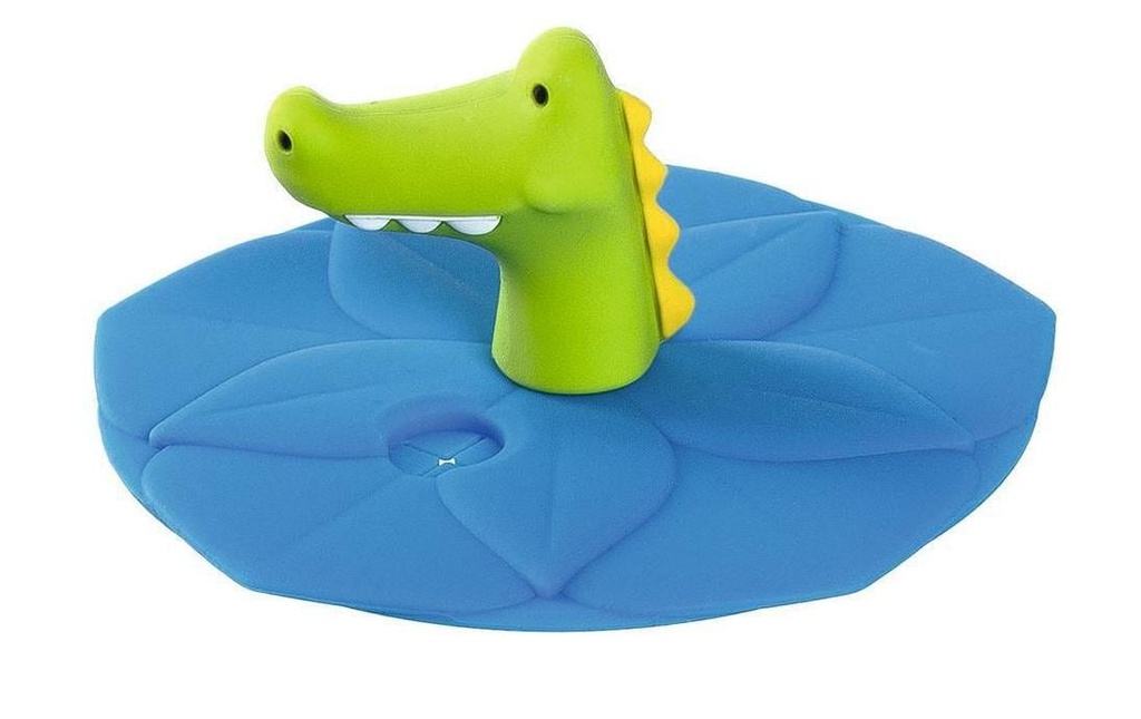 LEONARDO Couvercle de verre Crocodile Bambini Bleu/Vert