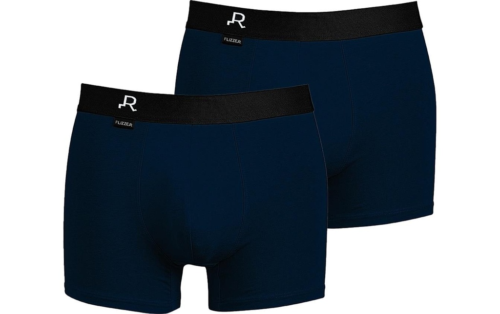 FLIZZER Pantaloncini Trunk Le Diplomate Pack de 2 Bleu foncé, S