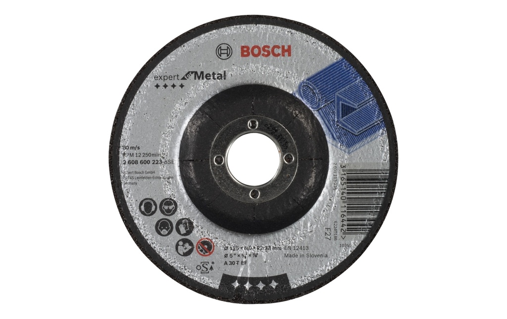 Bosch Professional Disque à ébarder coudé Expert for Metal, 125 mm