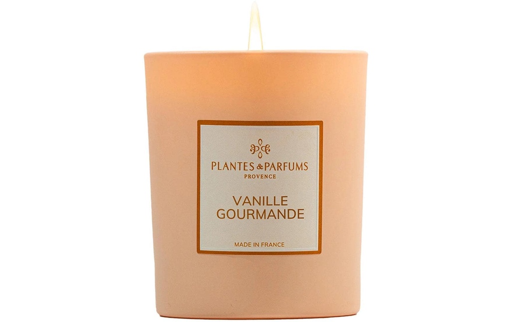 Plantes & Parfums Bougie parfumée Gourmet Vanille 180 g