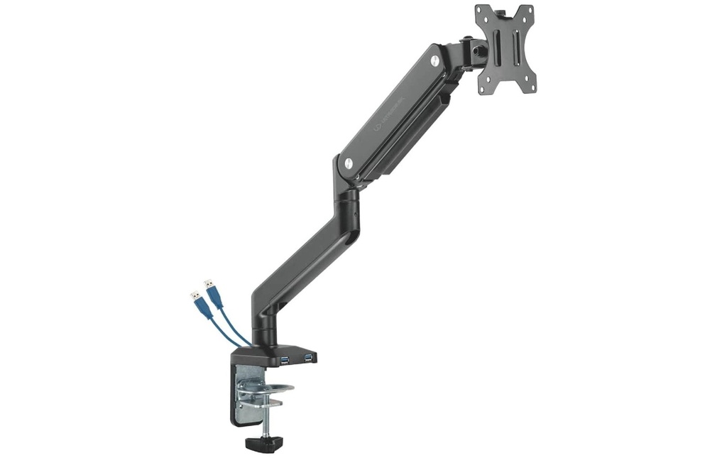 Ultradesk Supports de table Branch Single jusqu’à 10 kg – Noir mat