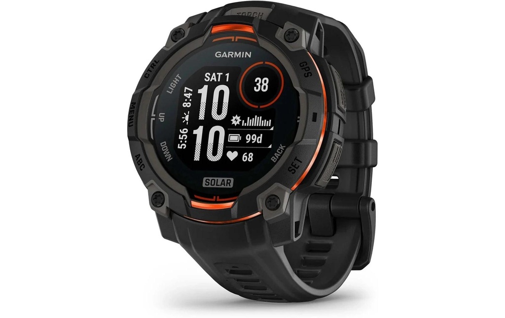 GARMIN Montre de sport Instinct 3 Solar Noir 45 mm