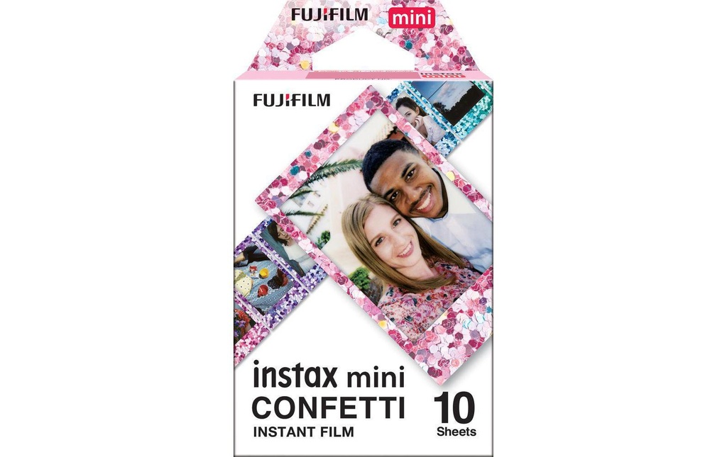 Fujifilm Instax Mini 10 feuilles confetti